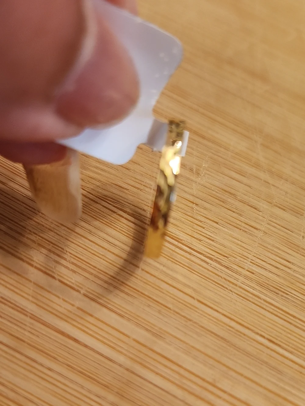 10K Gold Band Ring - Yellow Gold Size 7